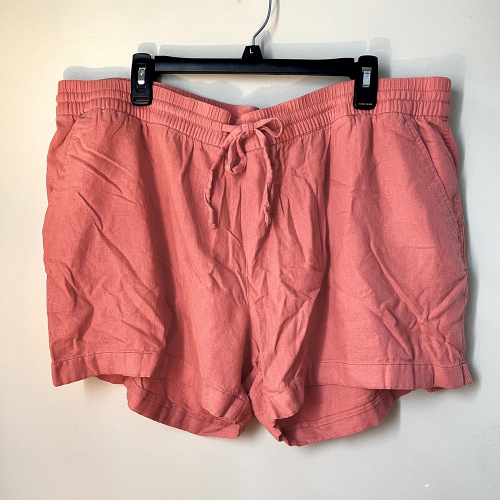 Old Navy Linen Shorts - Salmon Pink - Women’s XXL